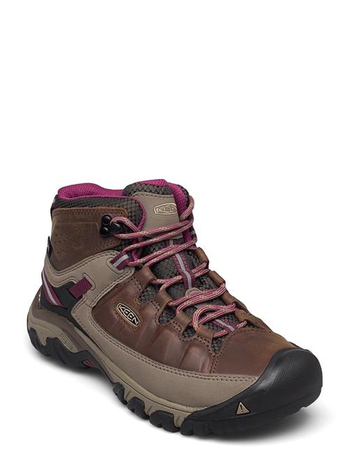 Se KEEN Ke Targhee Iii Mid Wp W Weiss-Boysenberry KEEN Brown ved Booztlet