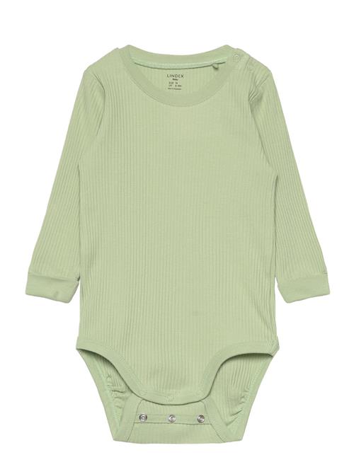 Se Lindex Body Basic Rib Lindex Green ved Booztlet