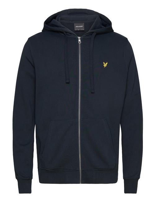 Se Lyle & Scott Zip Through Hoodie Lyle & Scott Navy ved Booztlet