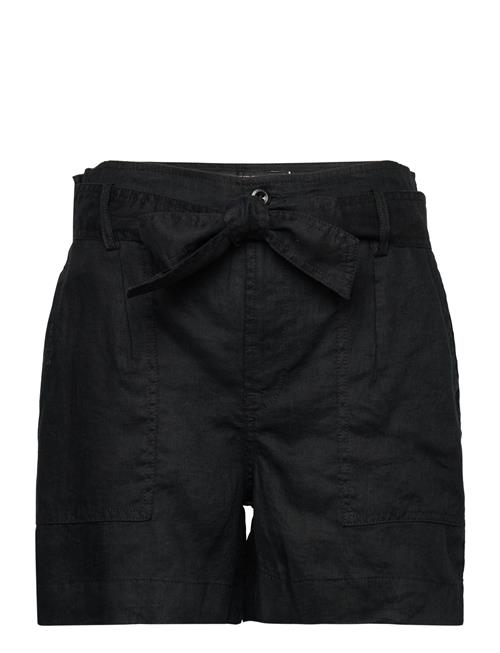 Lauren Ralph Lauren Belted Linen Short Lauren Ralph Lauren Black