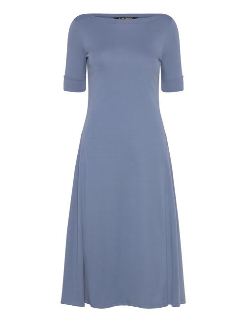 Lauren Ralph Lauren Refined Stretch 1X1-Dress Lauren Ralph Lauren Blue