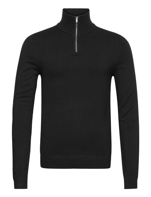 Ecovero Half Zip L/S Knit Lindbergh Black