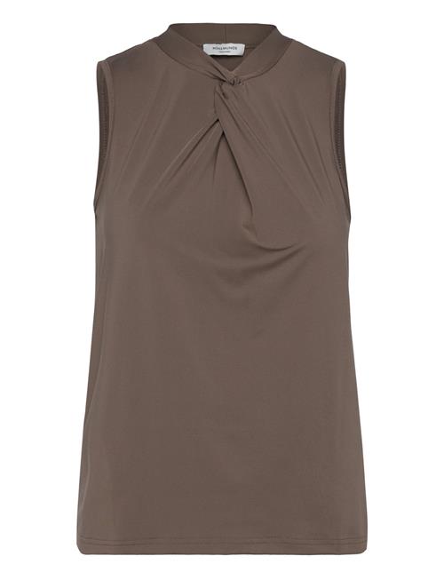 Rwbillie Sl Regular Top Rosemunde Brown