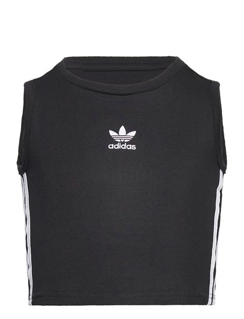 Se adidas Originals Crop Tank Top Adidas Originals Black ved Booztlet