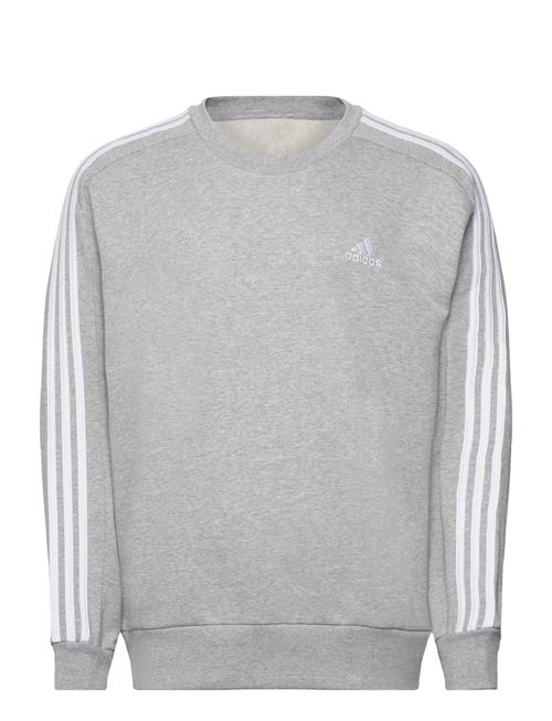 Se adidas Sportswear M 3S Ft Swt Adidas Sportswear Grey ved Booztlet