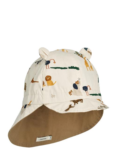 Se Liewood Gorm Reversible Sun Hat With Ears Liewood Beige ved Booztlet