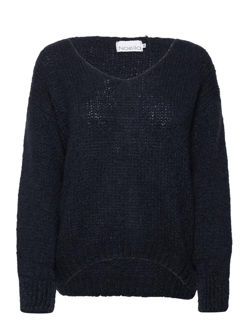 Fora Knit V-Neck Sweater Noella Navy