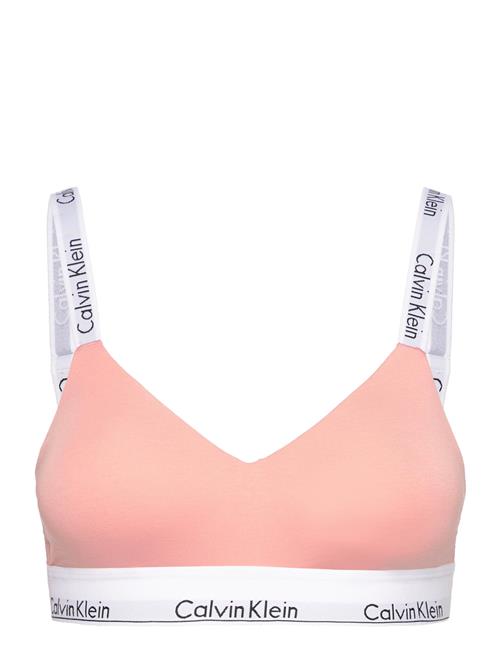 Calvin Klein Lght Lined Bralette Calvin Klein Coral