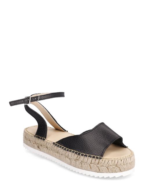 Selected Femme Slfeldina Leather Espadrilles Sandal Selected Femme Black