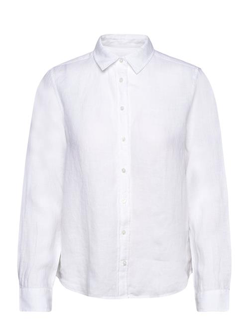 GANT Reg Linen Chambray Shirt GANT White