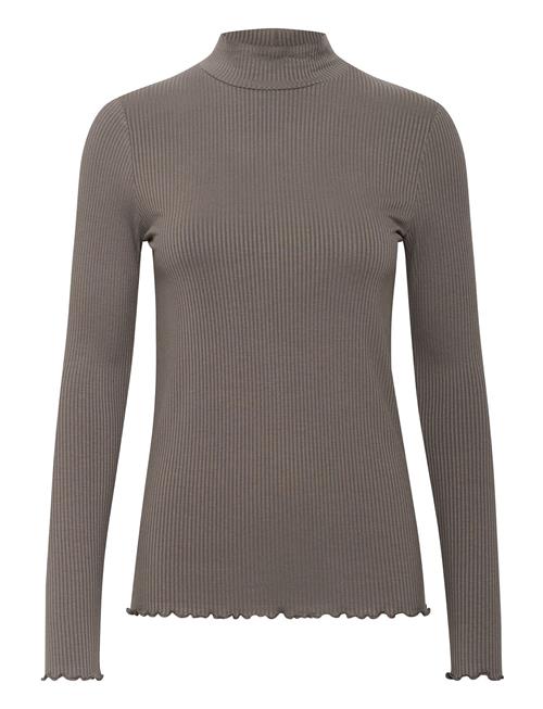 Kadrew Turtleneck T-Shirt Kaffe Brown