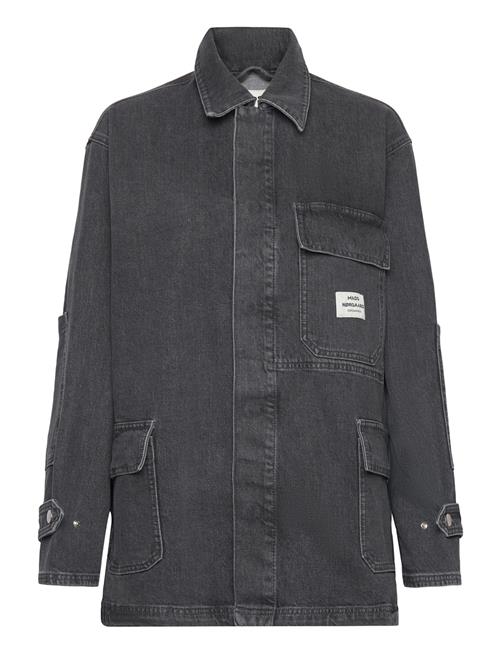 Mads Nørgaard Black Denim Johnny Jacket Mads Nørgaard Black