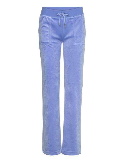 Juicy Couture Del Ray Classic Velour Pant Pocket Design Regatta Juicy Couture Blue