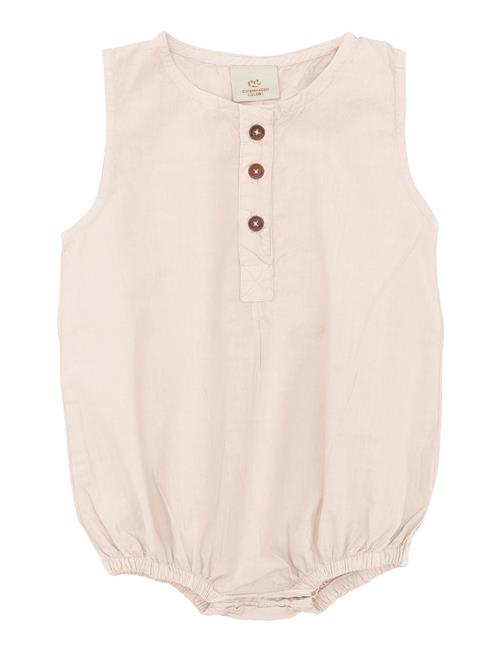 Classic Crisp Poplin Romper Copenhagen Colors Pink