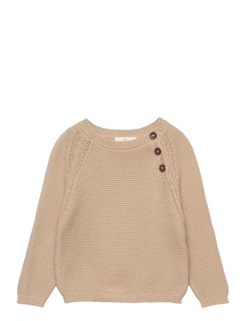 Copenhagen Colors Knitted Plain Pullover Copenhagen Colors Beige