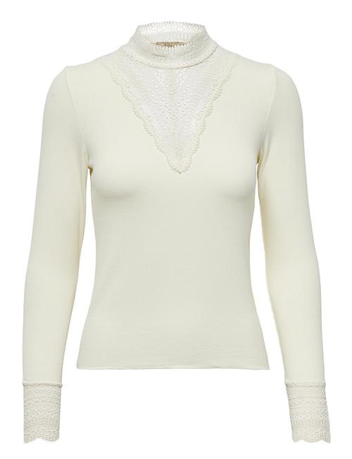 Onltilde L/S High Neck Lace Top Jrs Noos ONLY Cream