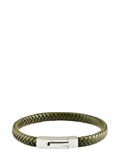 Se edd. Leather Bracelet Singel Edd. Khaki ved Booztlet