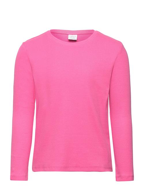 Se Lindex Top L S Basic Rib Lindex Pink ved Booztlet