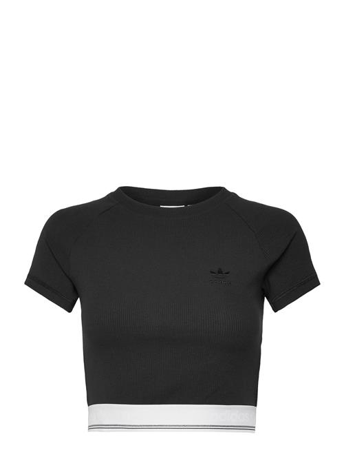 Cs Rib Ss Tee Adidas Originals Black