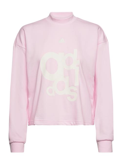 Se adidas Sportswear W Bluv Crew Adidas Sportswear Pink ved Booztlet