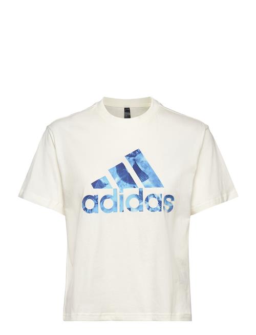 adidas Sportswear W Aop Tee Adidas Sportswear White