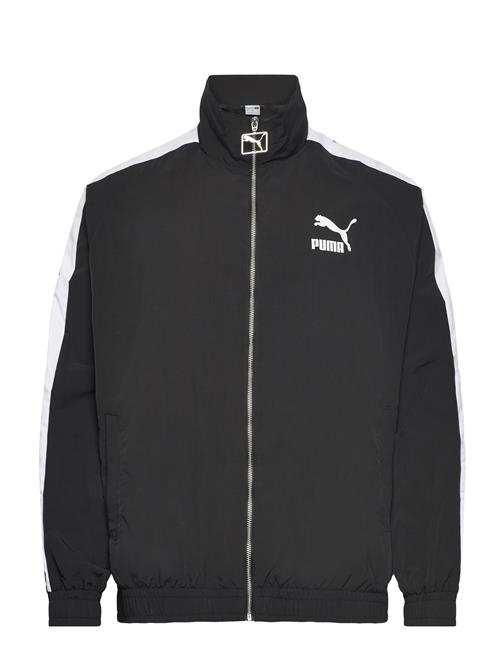 Se PUMA T7 Over D Woven Track Jacket PUMA Black ved Booztlet