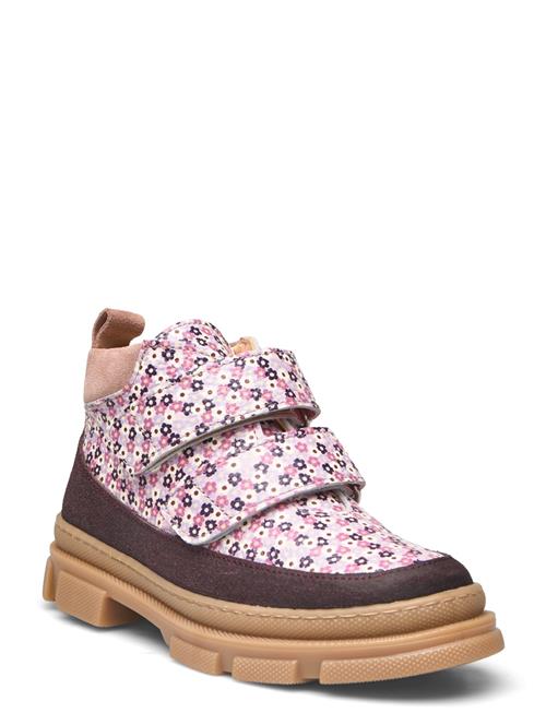 ANGULUS Boots - Flat - With Lace And Zip ANGULUS Pink