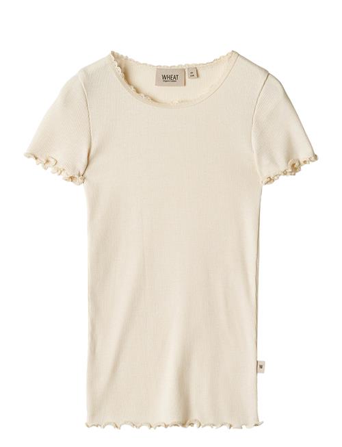 Rib T-Shirt S/S Katie Wheat Cream