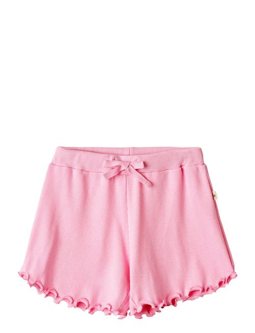 Wheat Rib Shorts Gertrud Wheat Pink