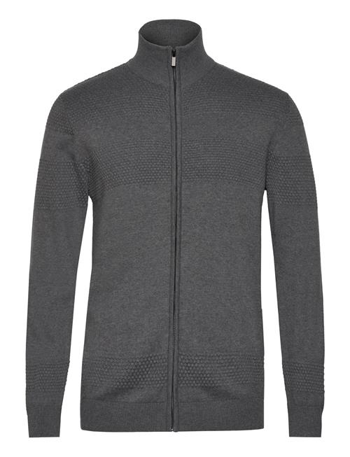 Lindbergh Zip Cardigan Pearl Knit Lindbergh Grey