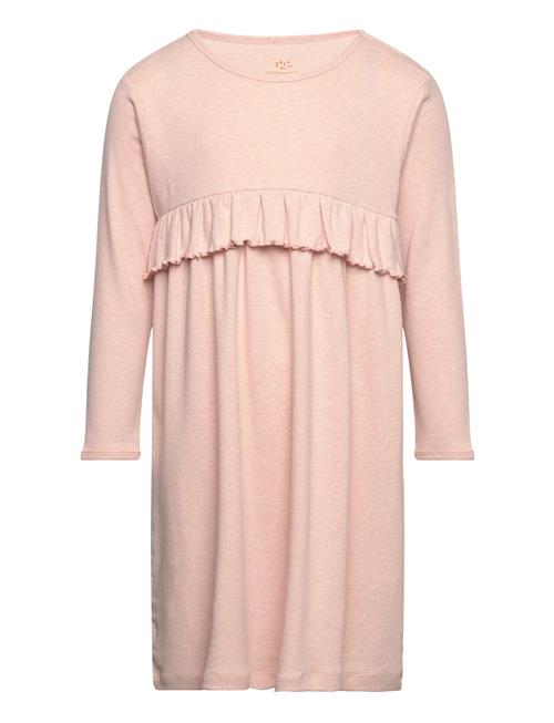 Copenhagen Colors Melange Ruffle Dress Copenhagen Colors Pink