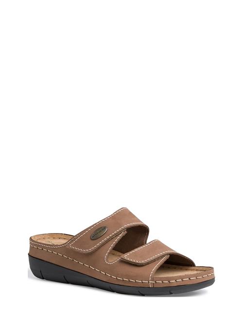 Se Tamaris Women Slides Tamaris Brown ved Booztlet