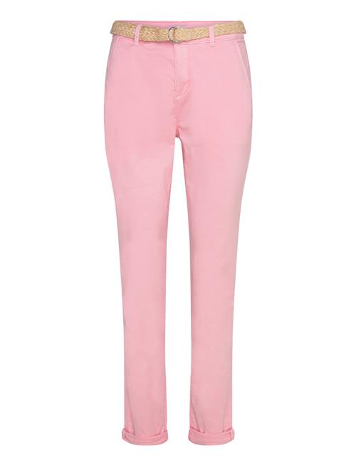 Cropped Chinos Esprit Casual Pink