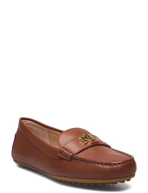 Lauren Ralph Lauren Burnished Calf-Barnsbury-Fl-Csl Lauren Ralph Lauren Brown