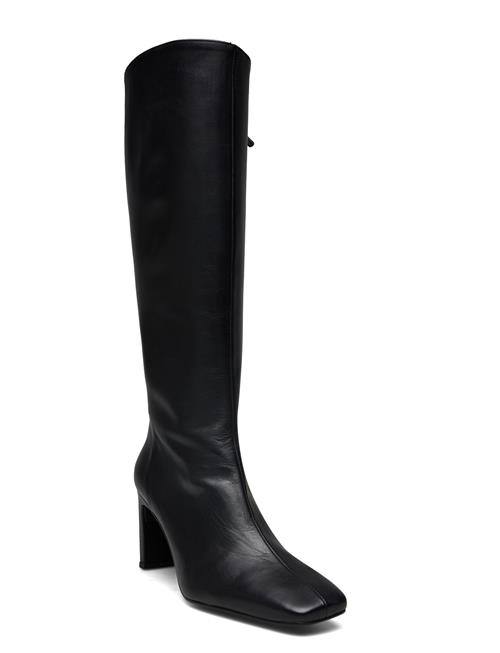 ALOHAS Isobel Coffee Brown Leather Boots ALOHAS Black