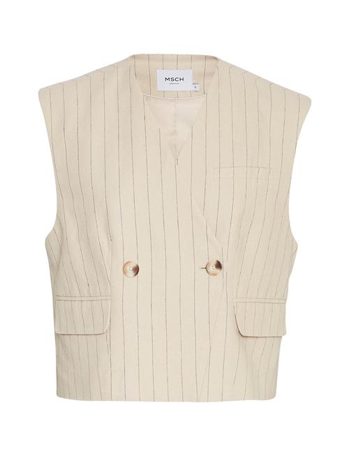 Se MSCH Copenhagen Mschjonalyn Waistcoat Stp MSCH Copenhagen Cream ved Booztlet