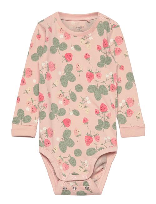 Lindex Body Aop Strawberries Lindex Pink