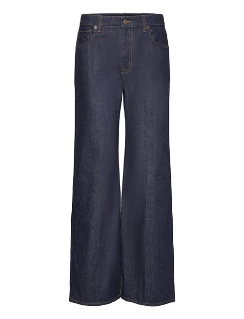 Lauren Ralph Lauren Mid-Rise Wide-Leg Jean Lauren Ralph Lauren Blue