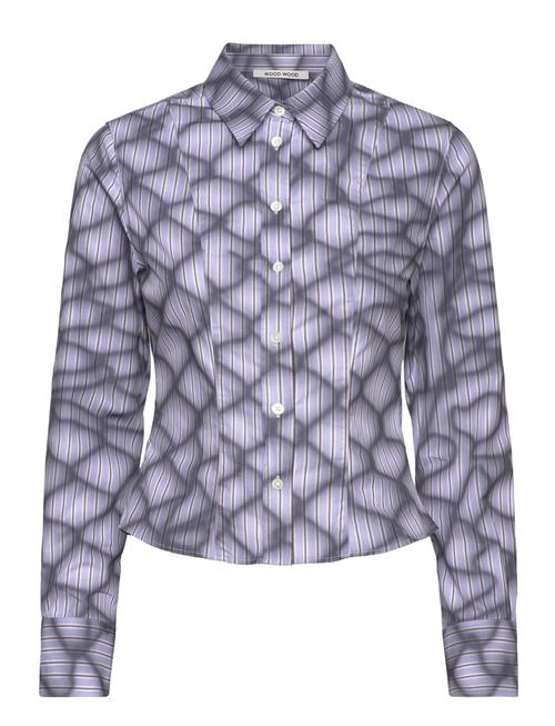 Grace Poplin Shirt WOOD WOOD Purple