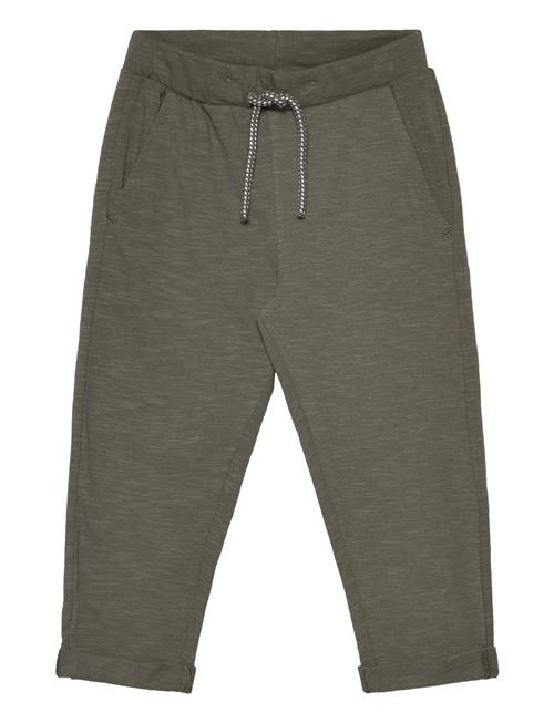 Se Lindex Trousers Slub Lindex Green ved Booztlet