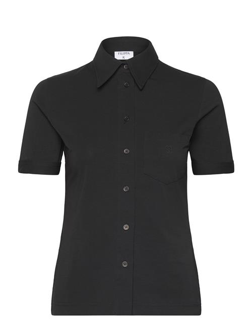 Filippa K Jersey Short Sleeve Shirt Filippa K Black