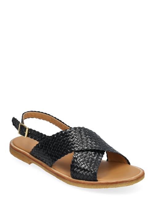 Se ANGULUS Sandals - Flat - Open Toe - Op ANGULUS Black ved Booztlet