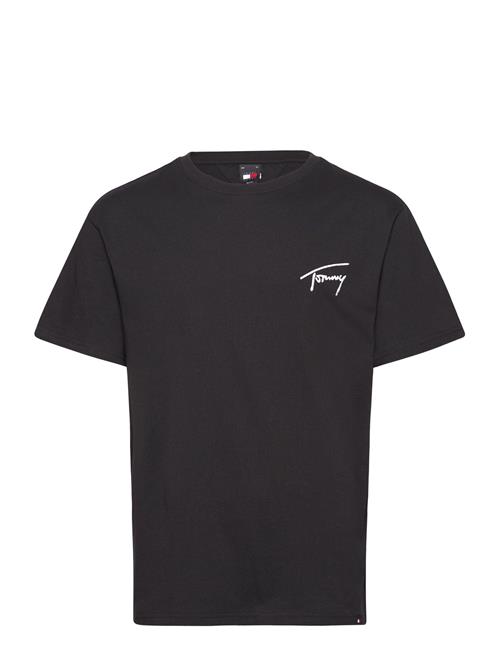 Tommy Jeans Tjm Reg Signature Tee Ext Tommy Jeans Black