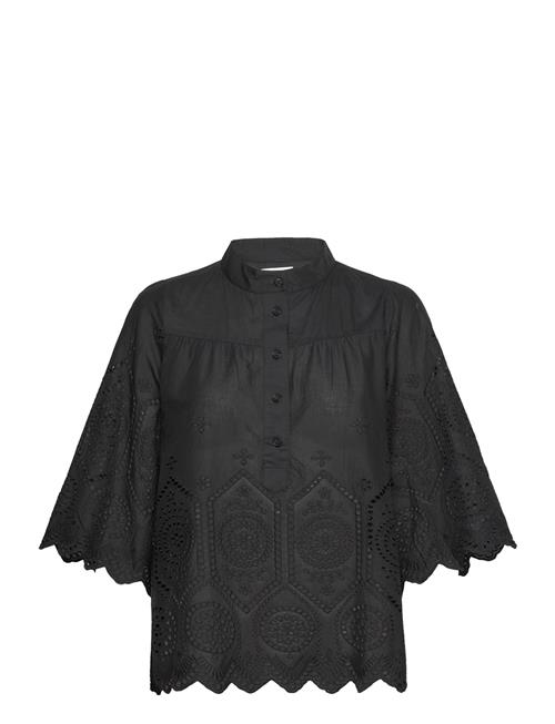 Lollys Laundry Louisell Blouse Ss Lollys Laundry Black