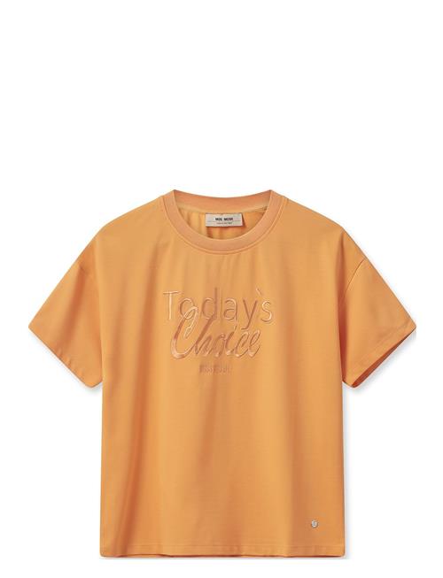 MOS MOSH Mmcacho O-Ss Embroidery Tee MOS MOSH Orange