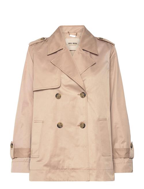 MOS MOSH Mmsilma Short Trenchcoat MOS MOSH Beige