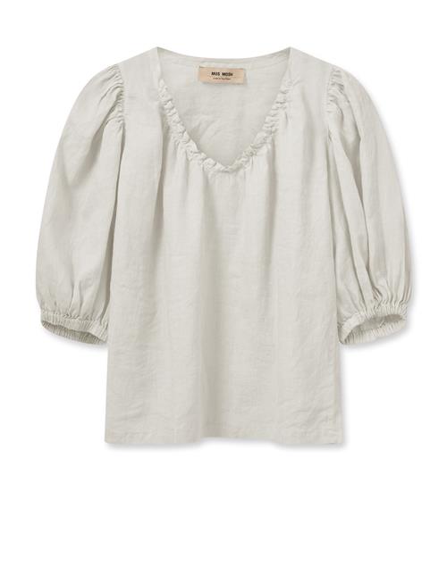 MOS MOSH Mmtaissa Linen Blouse MOS MOSH White