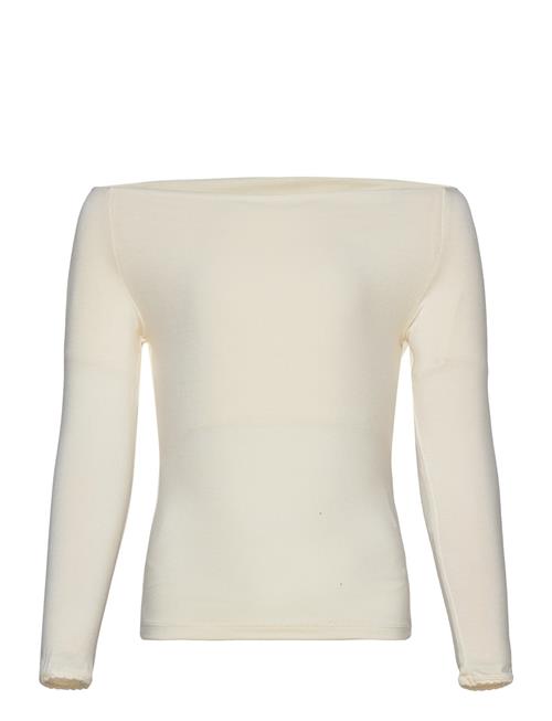 Rkbiarritz Ls Off Shoulder T-Shirt Rosemunde Kids White