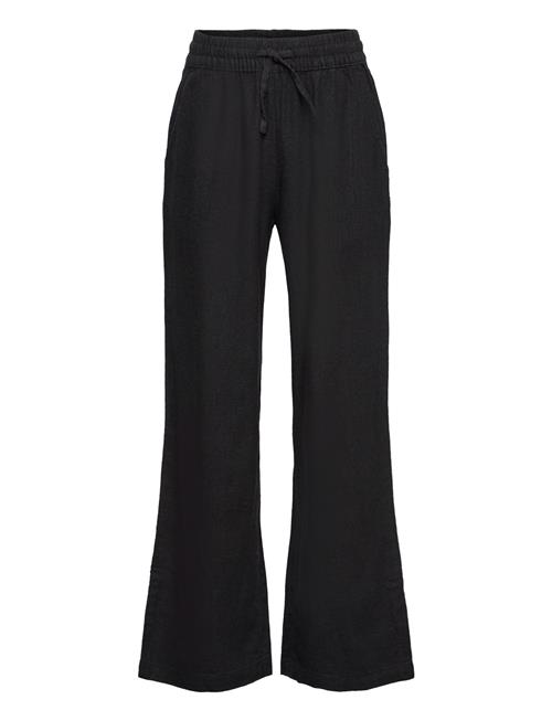 Lindex Trousers Linen Lindex Black