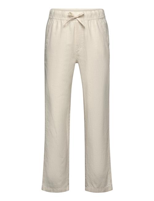 Se Lindex Trousers Linen Blend Lindex Cream ved Booztlet